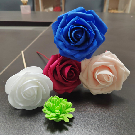 Fashion PE Foam Flower Diffuser Rattan Rattan Humidificador de láminas
